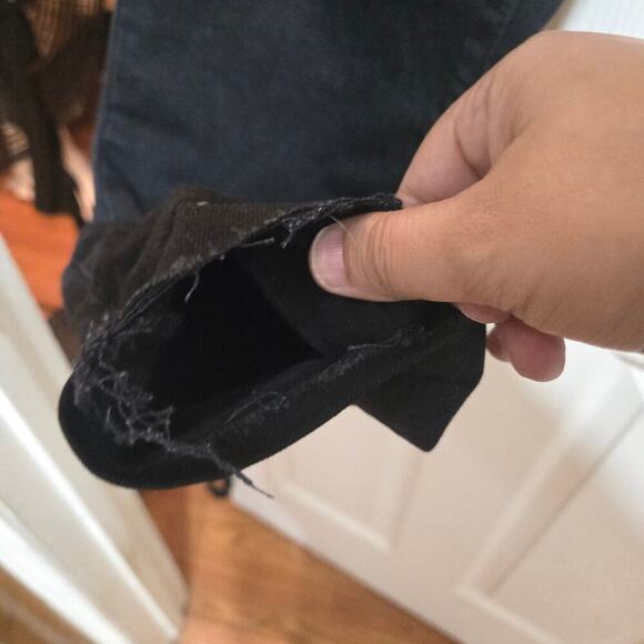 ABLE High Rise Skinny Black Raw Hem Stretch Jeans Women’s Size 30 - Picture 7 of 10